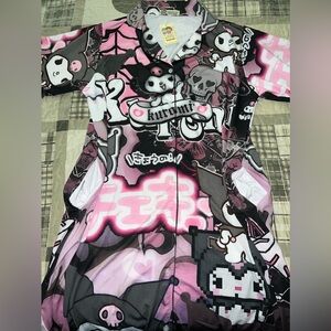 Sanrio Kuromi Button Up Dress
